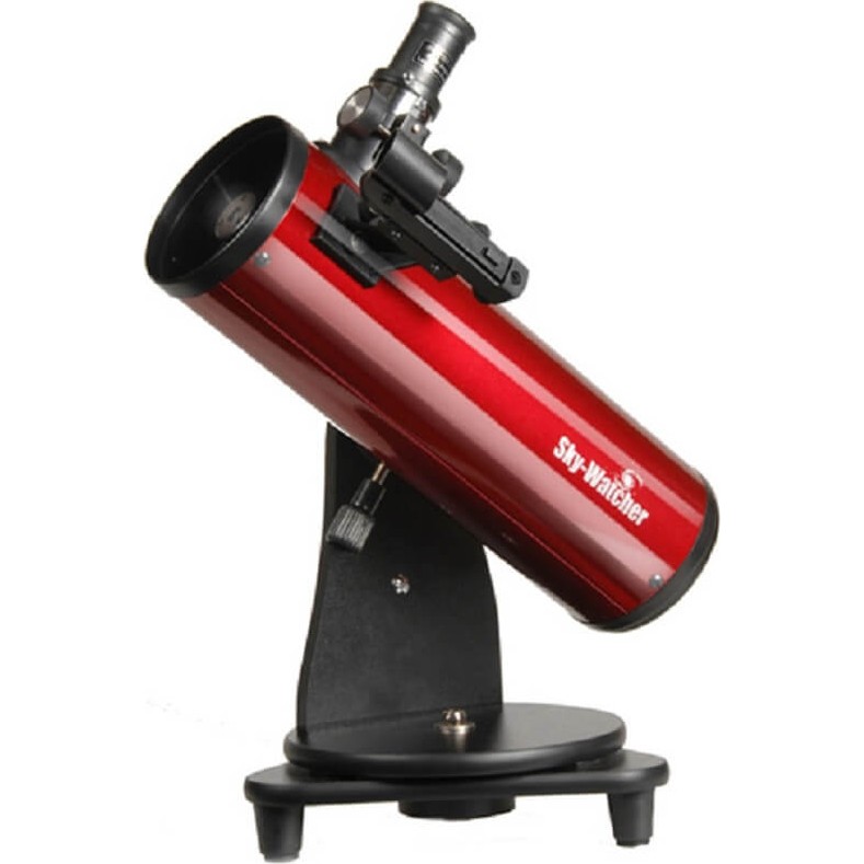Телескоп Sky-Watcher DOB 100/400 Heritage, наведённый на объект для дневной тренировки